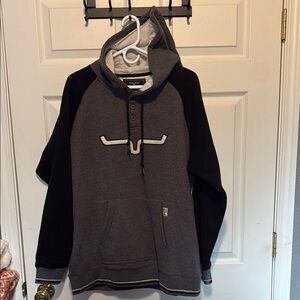 Men's Gray Hoodie Kimes Ranch XXL